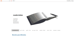 Desktop Screenshot of cuadernistas.com